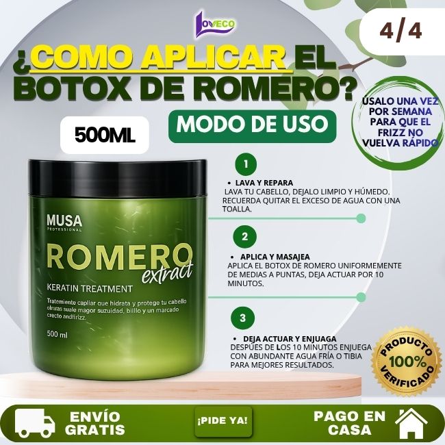 TRATAMIENTO BOTOX ANTI-FRIZZ DE 500 ML