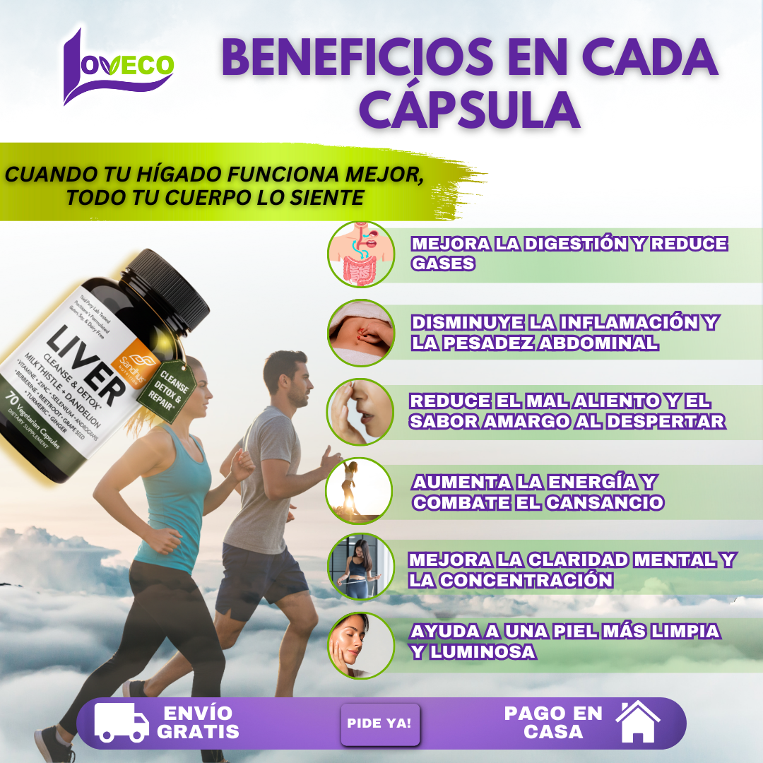 DESINTOXICANTE NATURAL(LIVER CLEANSE DETOX )