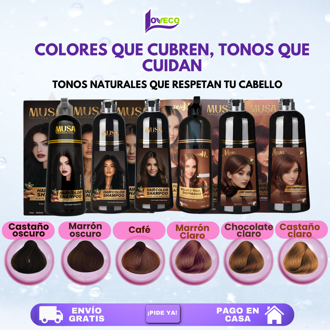 TRÍO CAPILAR COMPLETO ( SHAMPOO TINTE + SHAMPOO ROMERO + ACONDICIONADOR DE ROMERO)