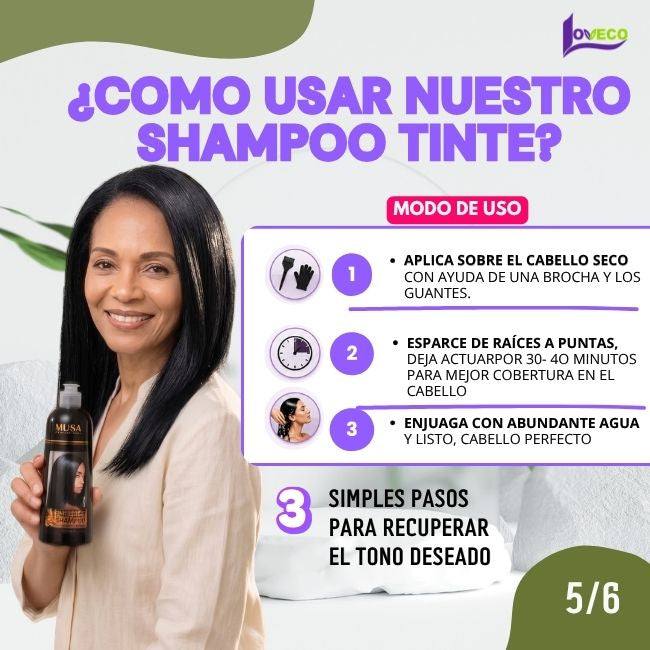 TRIO ANTICANAS+ANTICAÍIDA+ANTICASPA (SHAMPOO TINTE 400 ML + SHAMPOO ROMERO 500 ML + ACONDICIONADOR 500 ML)