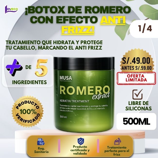 TRATAMIENTO BOTOX ANTI-FRIZZ DE 500 ML