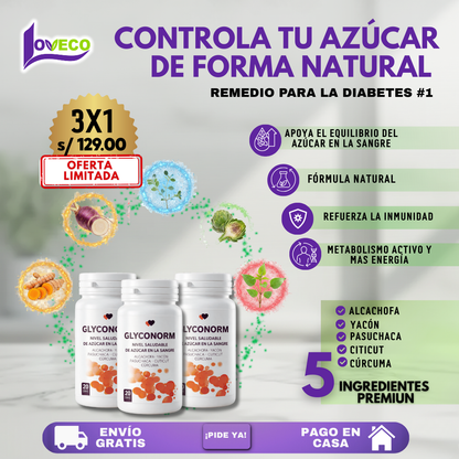 GLYCONORM CONTROL AZÚCAR
