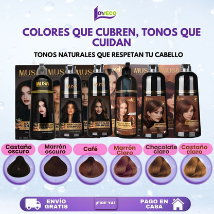 TRÍO COMPLETO ( SHAMPOO TINTE + SHAMPOO ROMERO + TÓNICO CAPILAR )