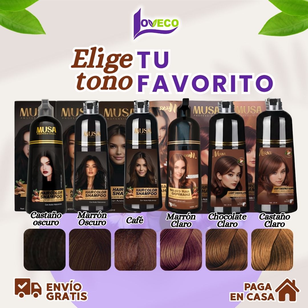 SHAMPOO TINTE CUBRE CANAS