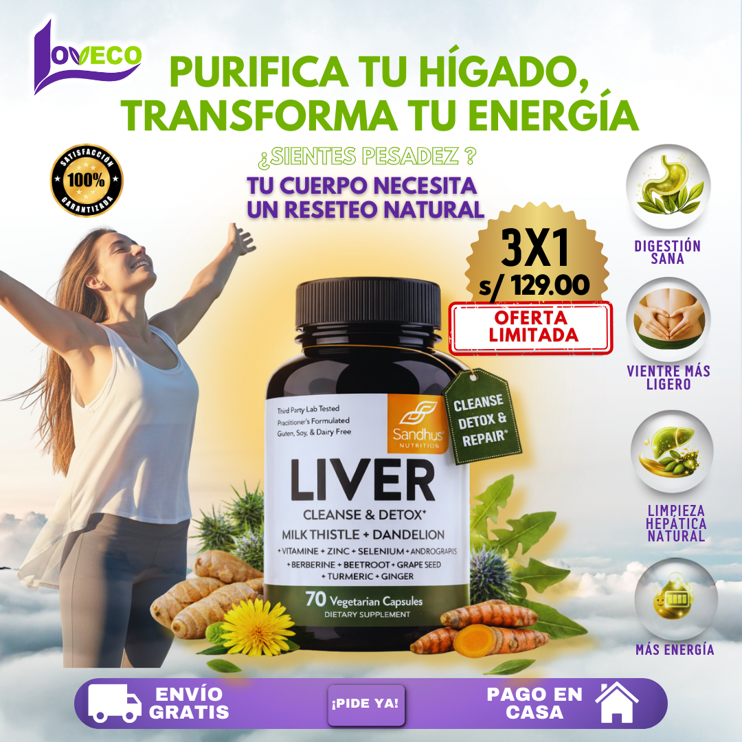DESINTOXICANTE NATURAL(LIVER CLEANSE DETOX )