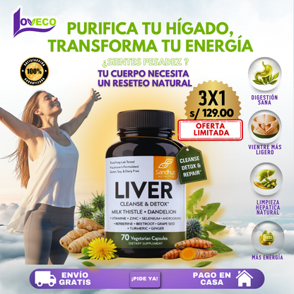 DESINTOXICANTE NATURAL(LIVER CLEANSE DETOX )