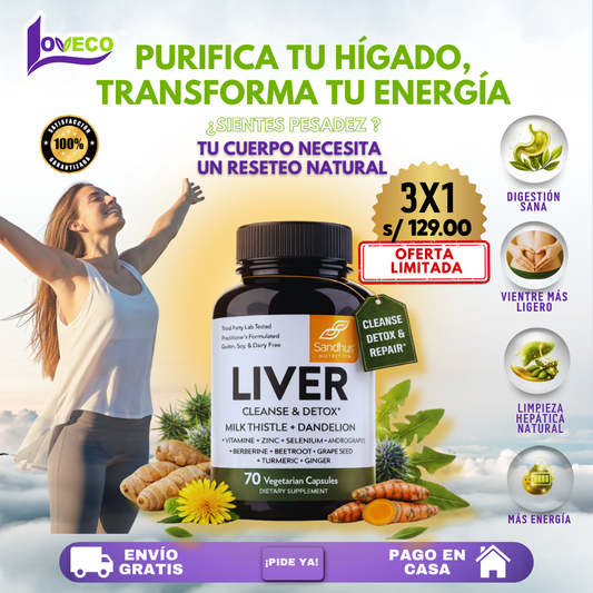 DESINTOXICANTE NATURAL(LIVER CLEANSE DETOX )