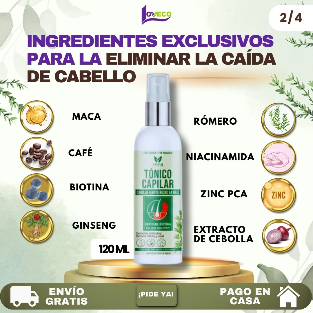 TÓNICO CAPILAR ANTICAÍDA  120ML