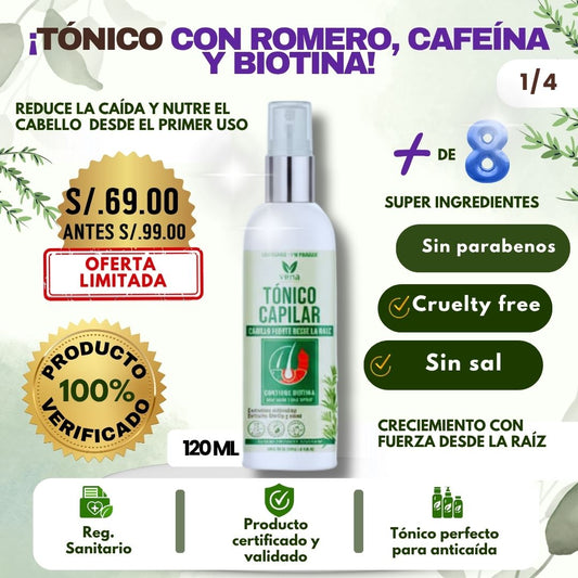 TÓNICO CAPILAR ANTICAÍDA  120ML