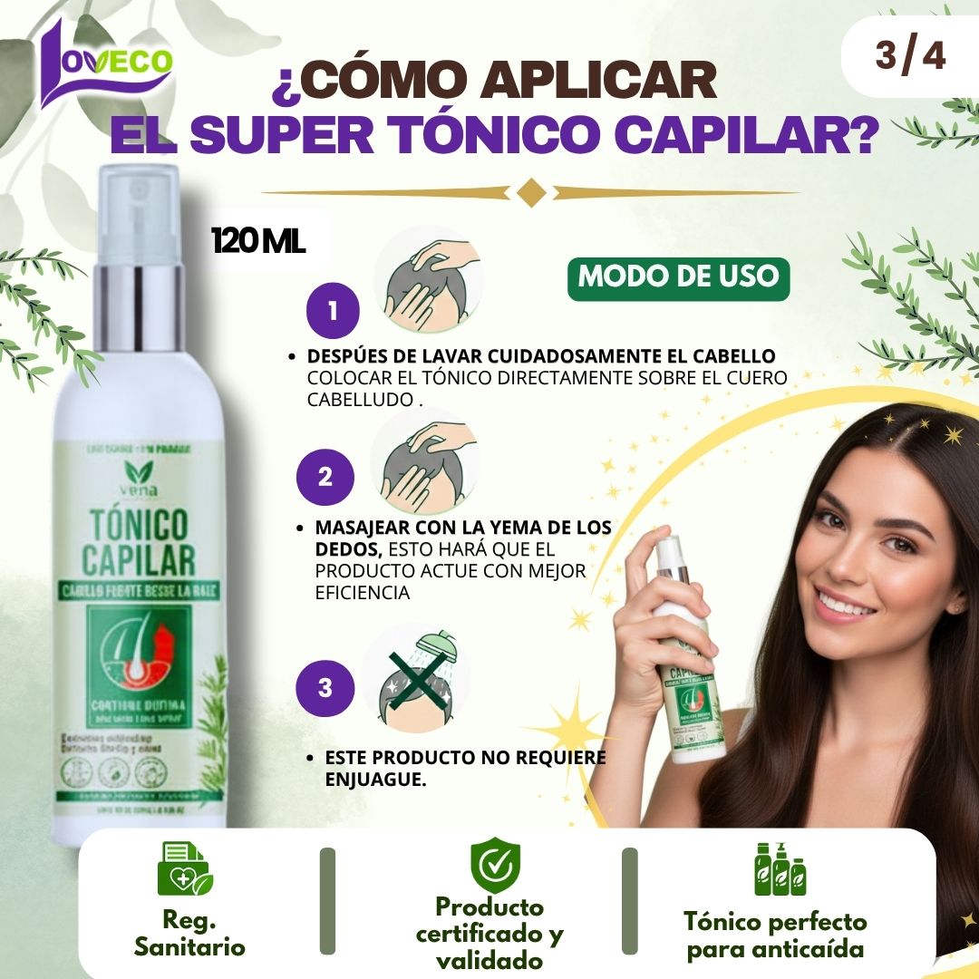 TÓNICO CAPILAR ANTICAÍDA  120ML