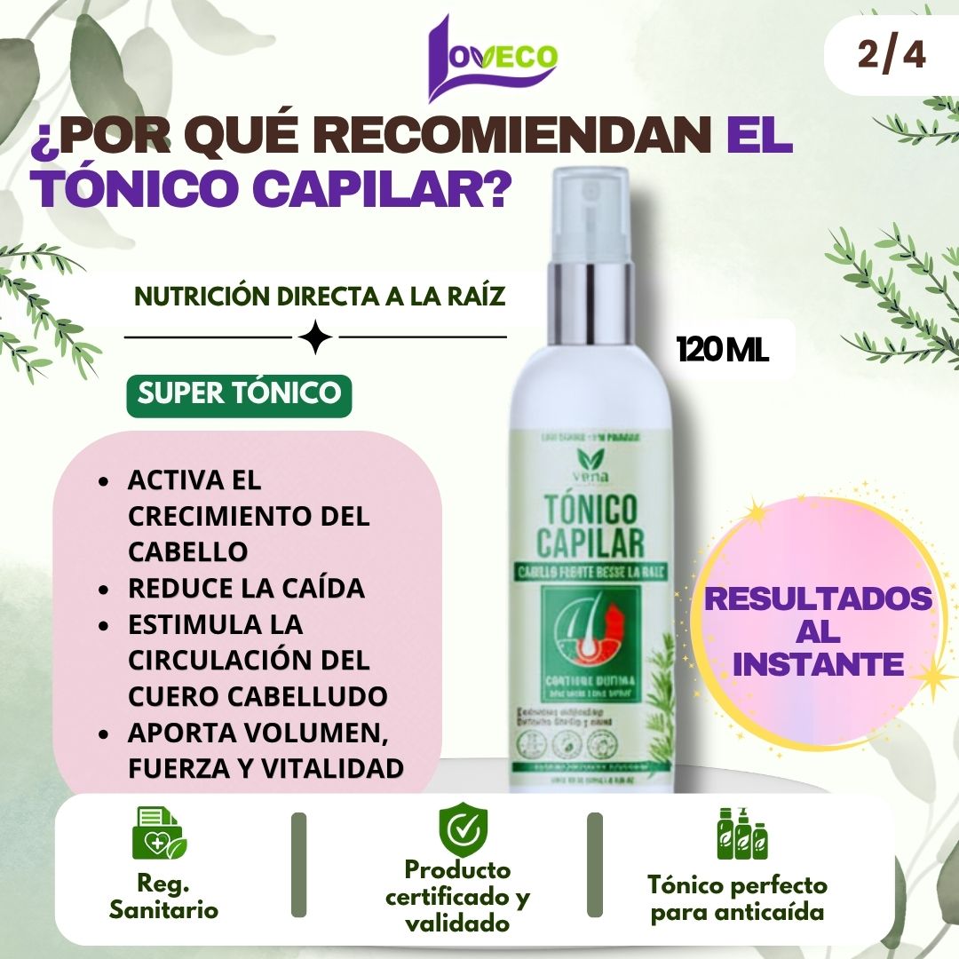 TÓNICO CAPILAR ANTICAÍDA  120ML